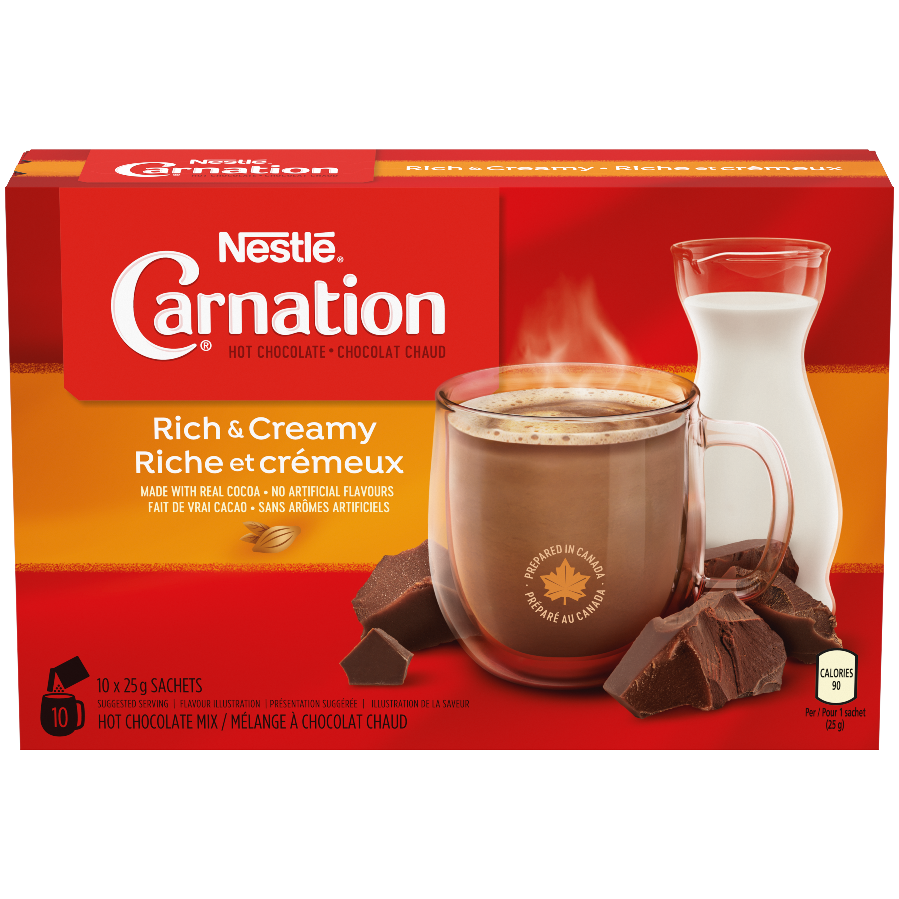 NESTLÉ CARNATION Rich and Creamy Hot Chocolate, 10-Pack