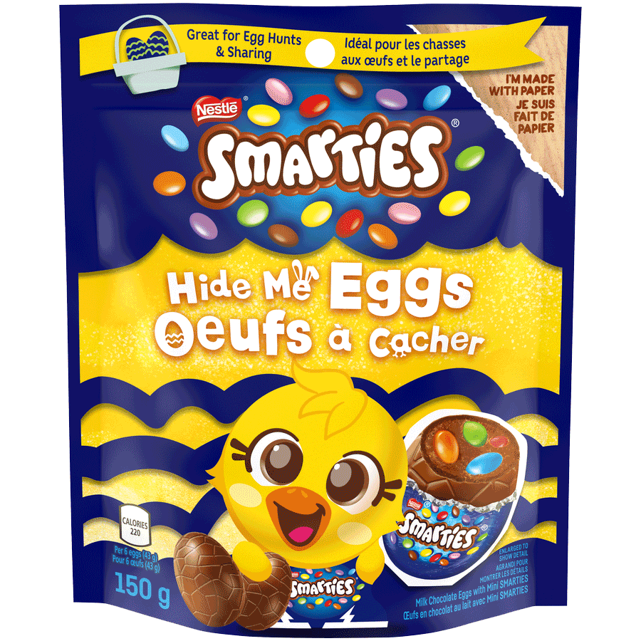 SMARTIES Chocolate Easter Hide Me Eggs – 150 g