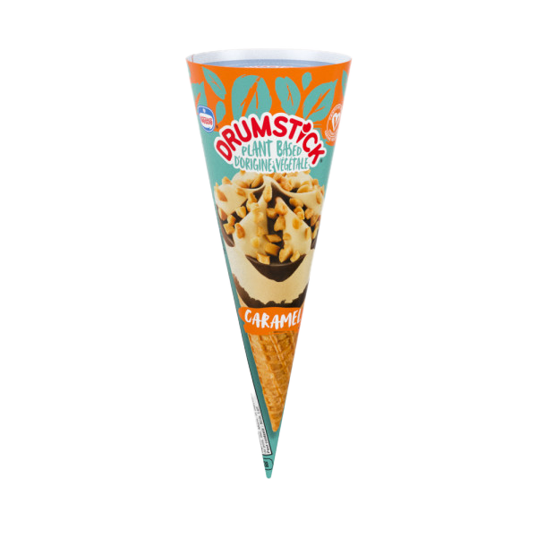 Drumstick Plant-Based Single Serve Caramel cone