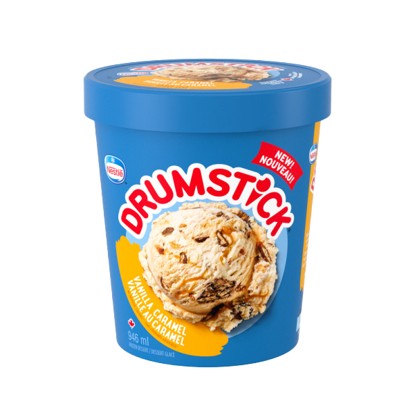 Drumstick Vanilla Caramel Tub