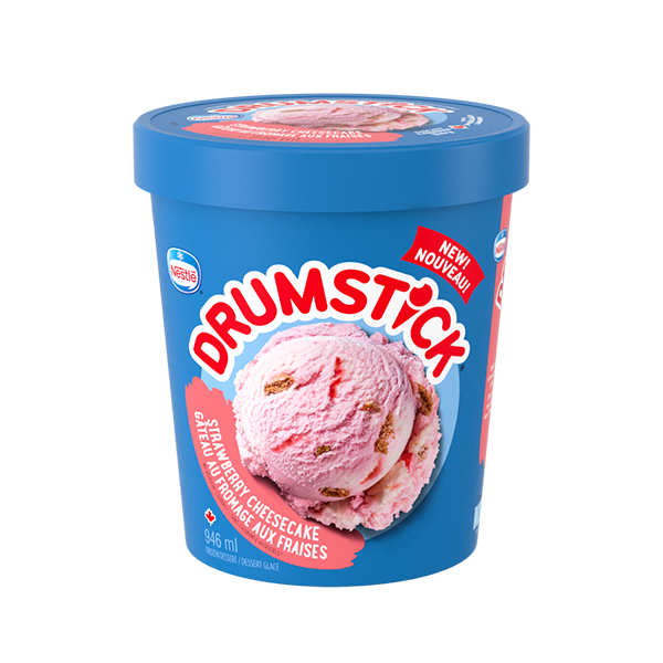 Drumstick Strawberry Cheesecake Tub