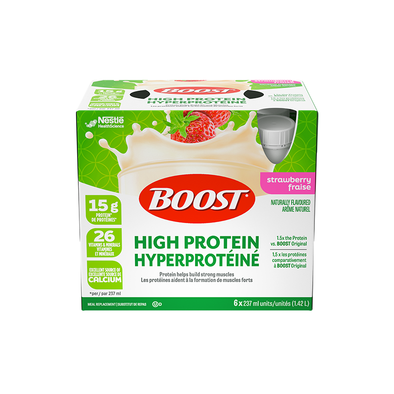 High protein strawberry multipack