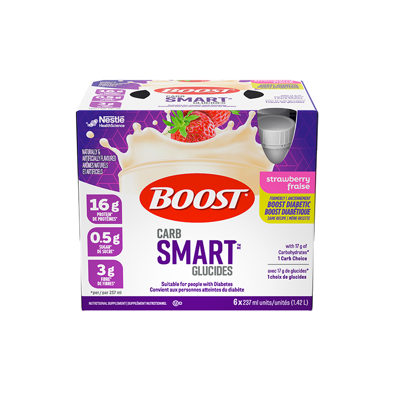 Boost carb smart strawberry pack