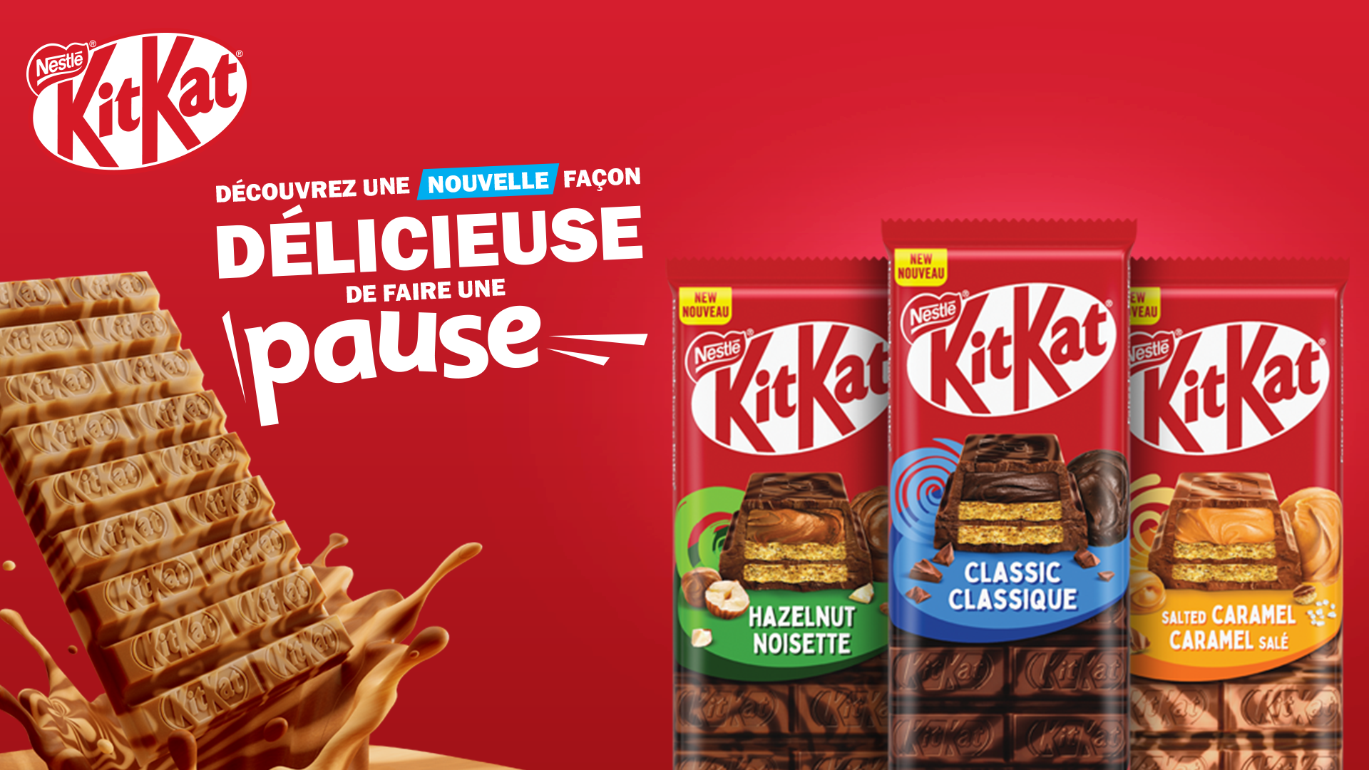 Nouvelle Pause delicieuse - Tablette KitKat Nouvelle Pause delicieuse - Tablette KitKat