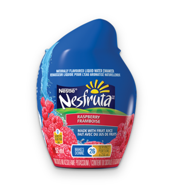 NESFRUTA Raspberry, Naturally Falvoured Liquid Water Enhancer, 52ml makes 26 servings.