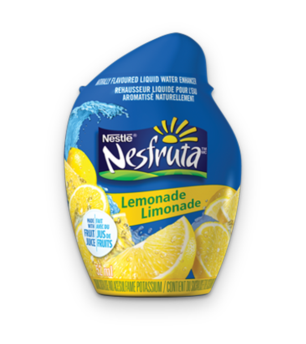 NESFRUTA Lemonade, Naturally Falvoured Liquid Water Enhancer, 52ml makes 26 servings.