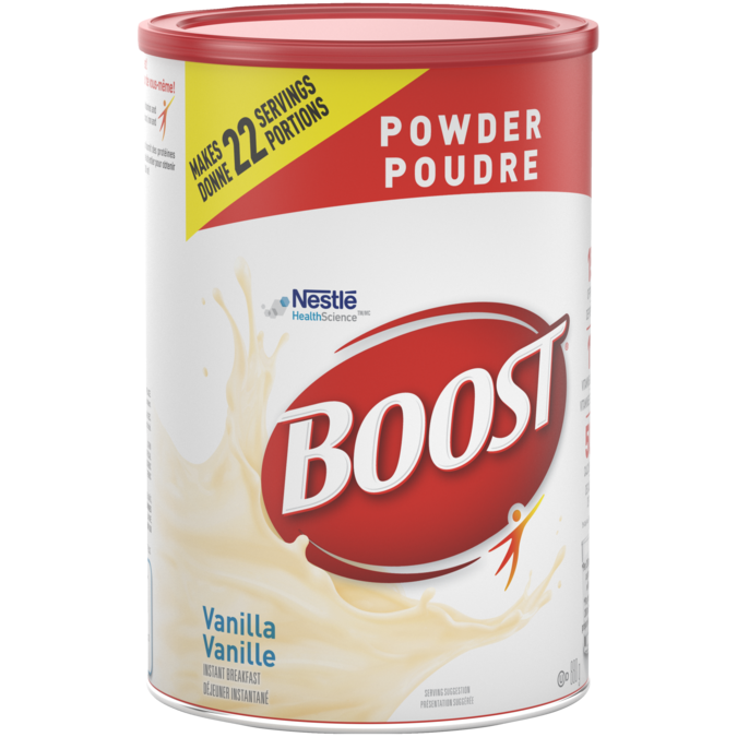 BOOST Powder Vanilla, 880 grams.