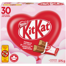 KITKAT Valentine's Mini Chocolate Wafer Bars, Pack of 30 – 375 g