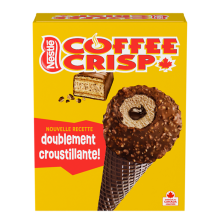 Coffee Crisp frozen cones