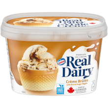 real dairy creme brulee pack