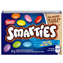 SMARTIES candy coated milk chocolate 45 g