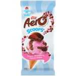 Aero chocolate bar scoops