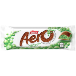 Barre de chocolat à bulles à la menthe poivrée AERO, 41 grammes.
