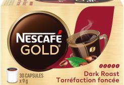 NESCAFÉ GOLD Dark Roast, Roast & Ground Coffee Capsules