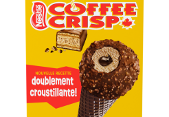 Coffee Crisp frozen cones